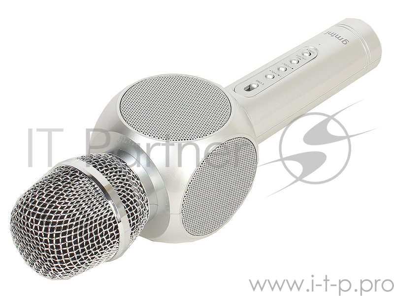 Портативный микрофон-караоке плеер Gmini GM-BTKP-03S, BT динамики 2 шт., Мощность: 5 Вт.х2, перезаря