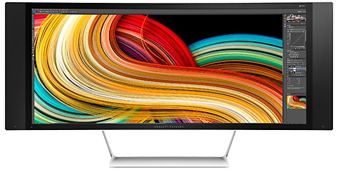 Монитор HP 34 Z34c черный VA LED 14ms 21:9 HDMI матовая 350cd 178гр/178гр 3440x1440 DisplayPort QHD