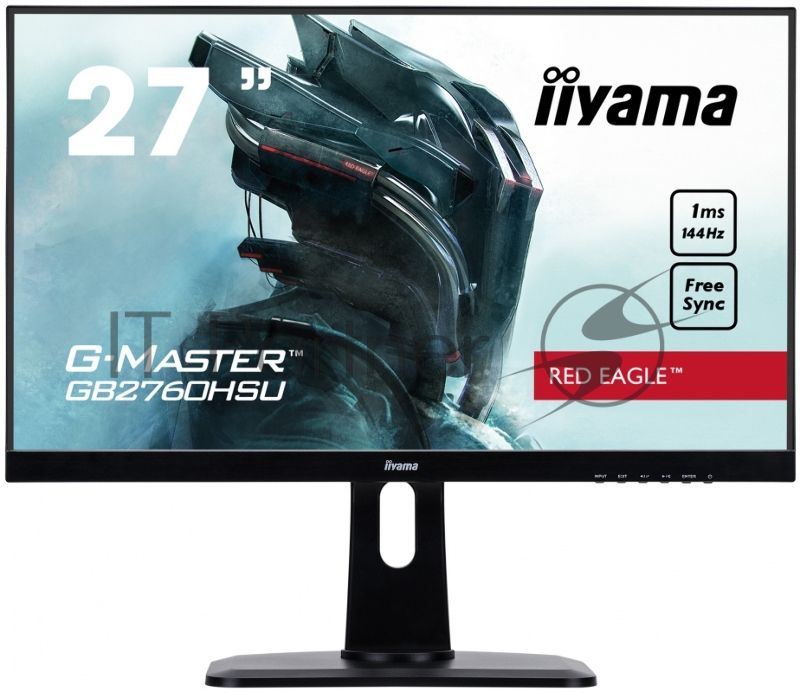 Монитор Iiyama 27 G-Master GB2760HSU-B1 черный TN+film LED 1ms 16:9 HDMI M/M матовая HAS Pivot 1000