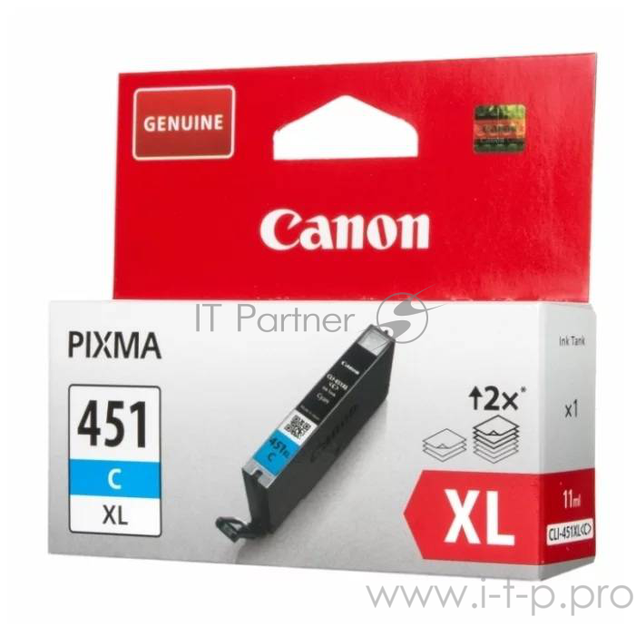 Картридж Canon PIXMA iP7240/MG6340/MG5440 (O) CLI-451XLC, C