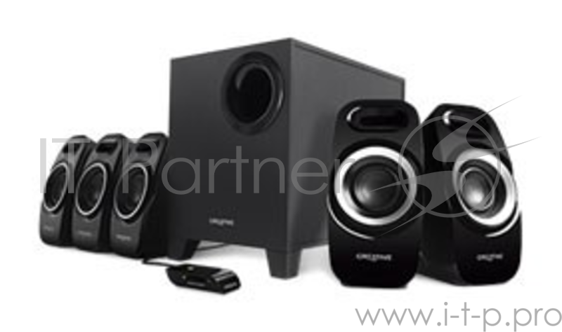 Колонки Creative Inspire T6300 5.1 черный 57Вт