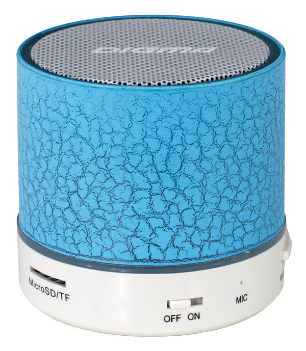 Колонка порт. Digma S-12 синий 3W 1.0 BT/USB (SP123BL)