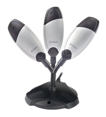 Веб-камера A4 PK-635K черный 0.3Mpix USB2.0 с микрофоном