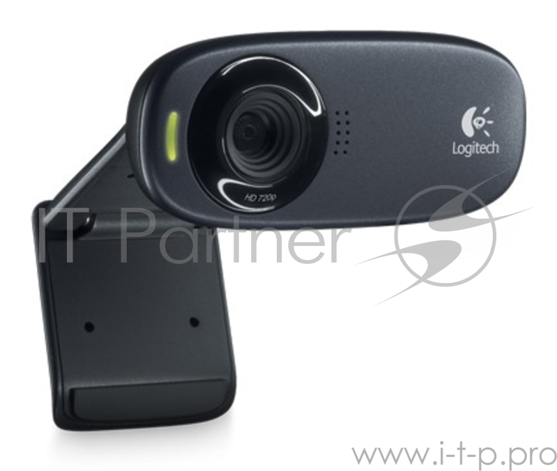 Веб-камера Logitech WebCam C310 HD черный 1280x720 USB2.0 микрофон