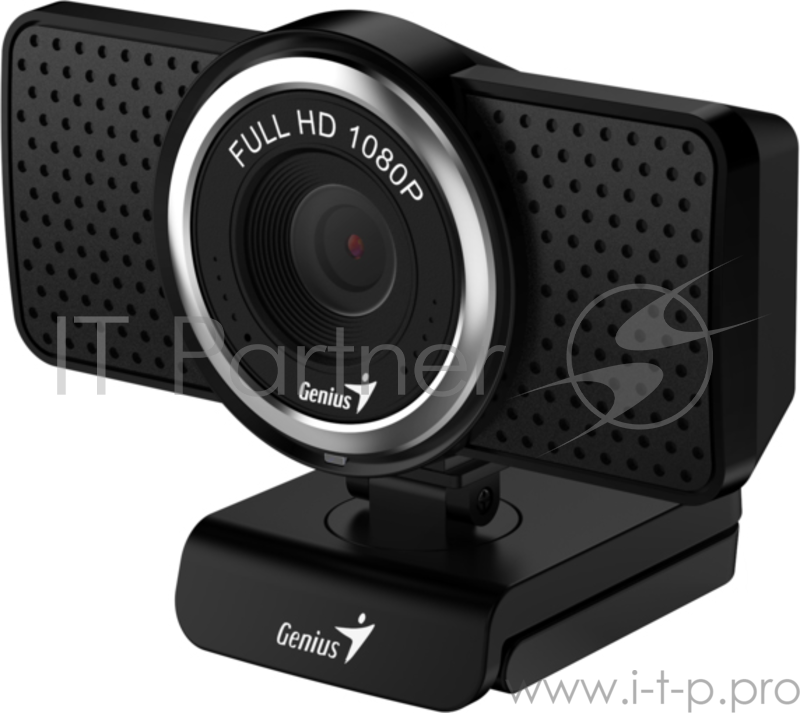 Веб-Камера Genius ECam 8000, black, Full-HD 1080p, swiveling, tripod-ready design, USB, built-in mic