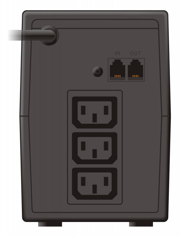 Источник бесперебойного питания Ippon Back Power Pro LCD 400 240Вт 400ВА черный