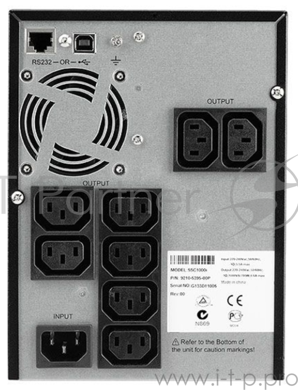 Источник бесперебойного питания Eaton 5SC 5SC1000I 700Вт 1000ВА черный