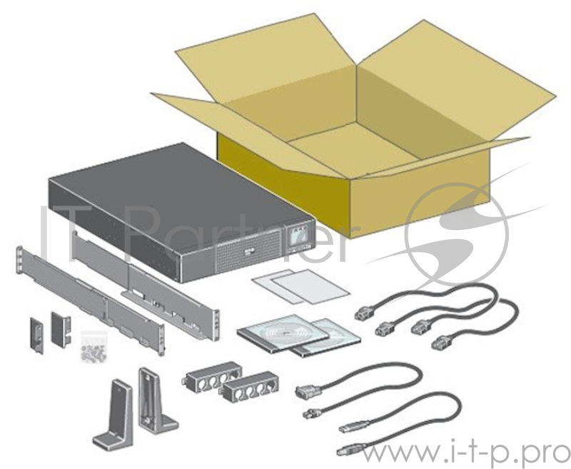 Источник бесперебойного питания Eaton 5PX 5PX1500IRT 1350Вт 1500ВА черный