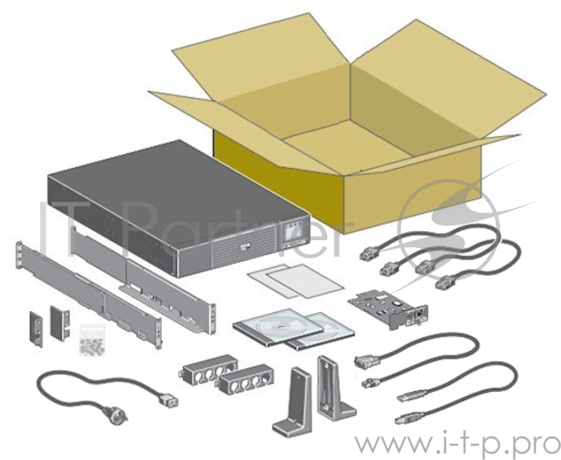 Источник бесперебойного питания Eaton 5PX 5PX2200IRTN 1980Вт 2200ВА черный