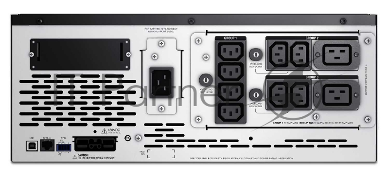 Источник бесперебойного питания APC Smart-UPS X SMX2200RMHV2U 1980Вт 2200ВА черный