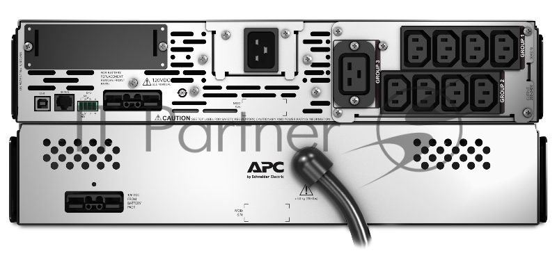 Источник бесперебойного питания APC Smart-UPS X SMX2200RMHV2U 1980Вт 2200ВА черный
