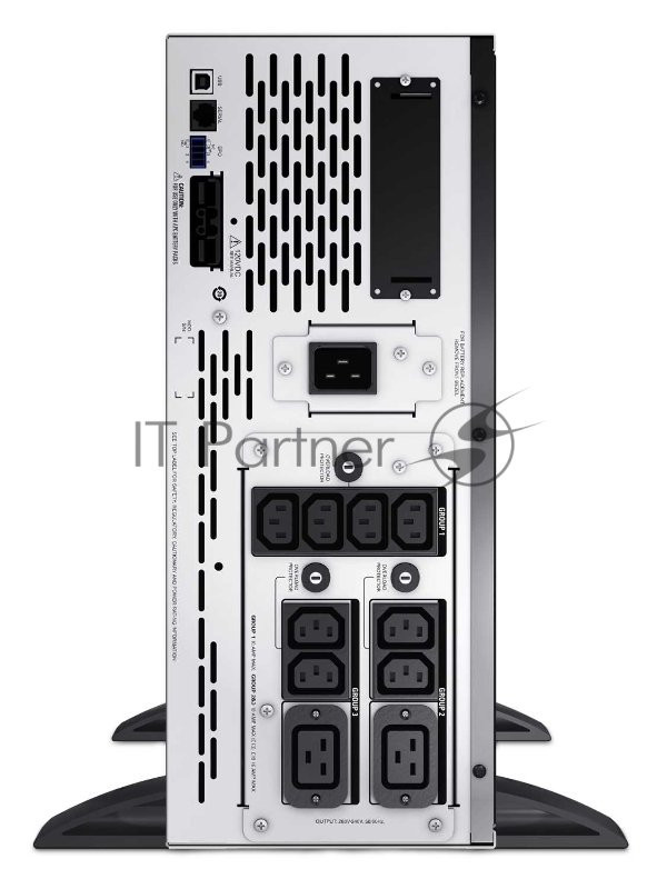 Источник бесперебойного питания APC Smart-UPS X SMX2200RMHV2U 1980Вт 2200ВА черный