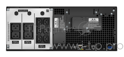 Источник бесперебойного питания APC Smart-UPS SRT SRT6KRMXLI 6000Вт 6000ВА черный