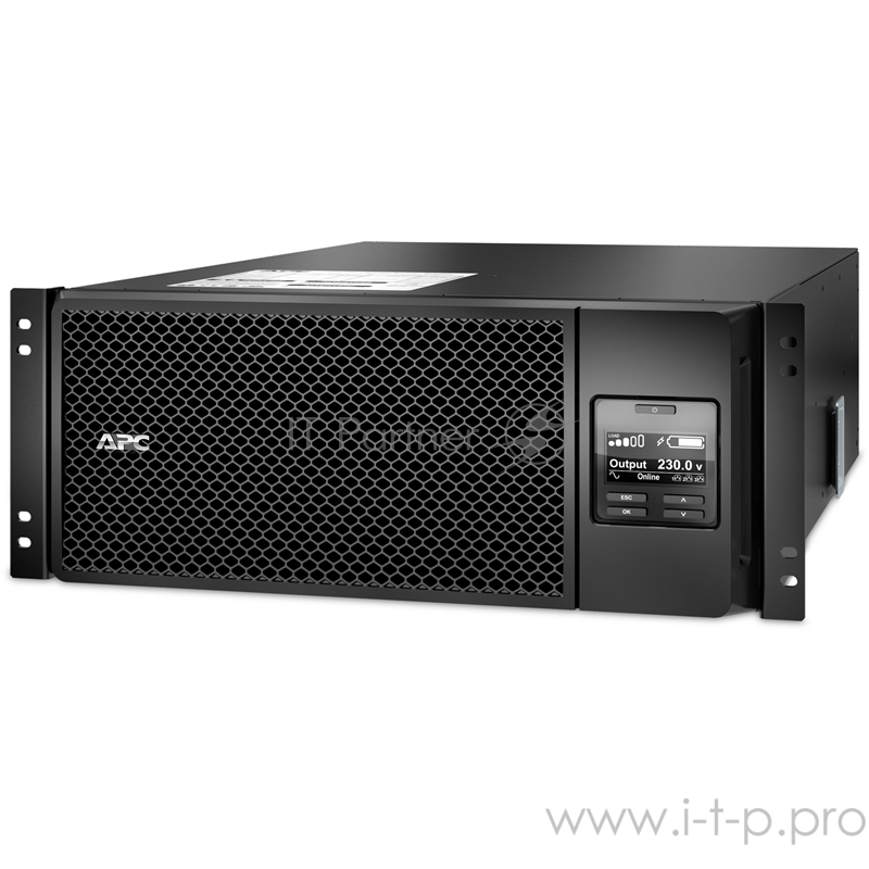 Источник бесперебойного питания APC Smart-UPS SRT SRT6KRMXLI 6000Вт 6000ВА черный