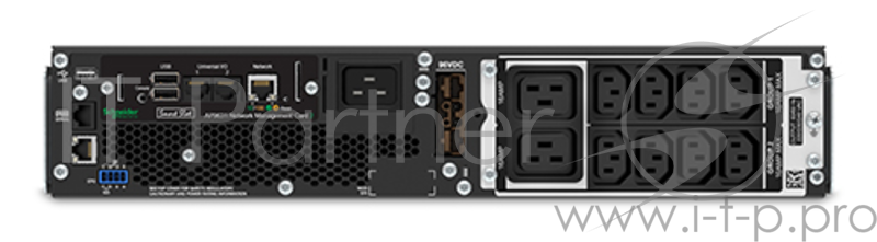 Источник бесперебойного питания APC Smart-UPS SRT SRT3000RMXLI-NC 2700Вт 3000ВА черный