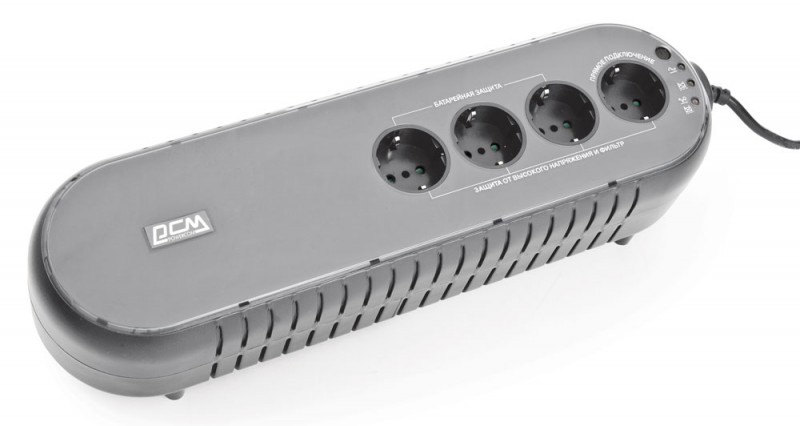 Источник бесперебойного питания Powercom WOW 850U 425Вт 850ВА черный