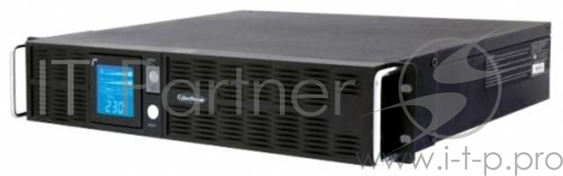 Источник бесперебойного питания CyberPower Line-Interactive PR1000ELCDRT2UA 1000VA/900W USB/RS-232/Dry/EPO/SNMPslot/RJ (8 IEC С13)
