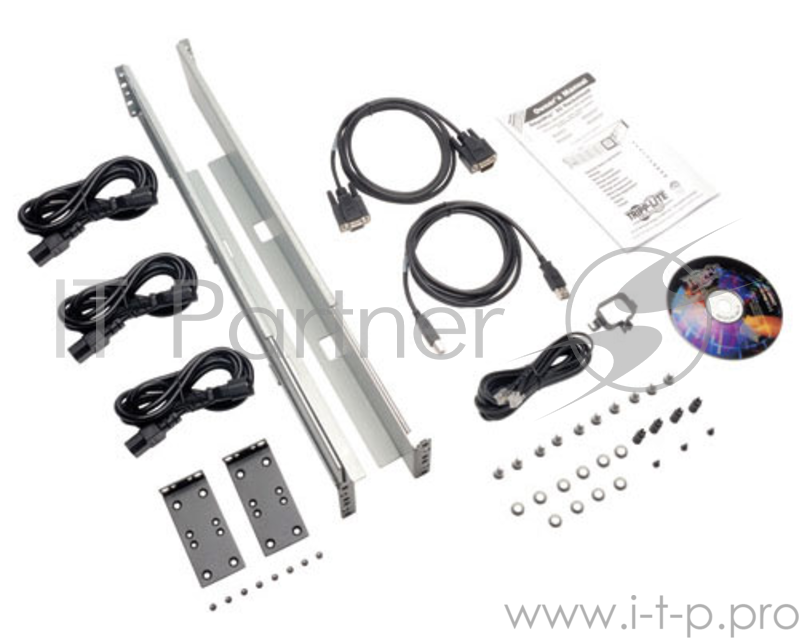 Источник бесперебойного питания Tripplite SmartPro SMX3000XLRT2UA 2700Вт 3000ВА черный