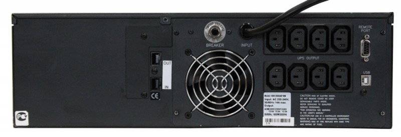 Источник бесперебойного питания Powercom King Pro RM KIN-3000AP RM 1800Вт 3000ВА черный