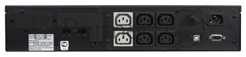 Источник бесперебойного питания Powercom King Pro RM KIN-600AP RM 360Вт 600ВА черный