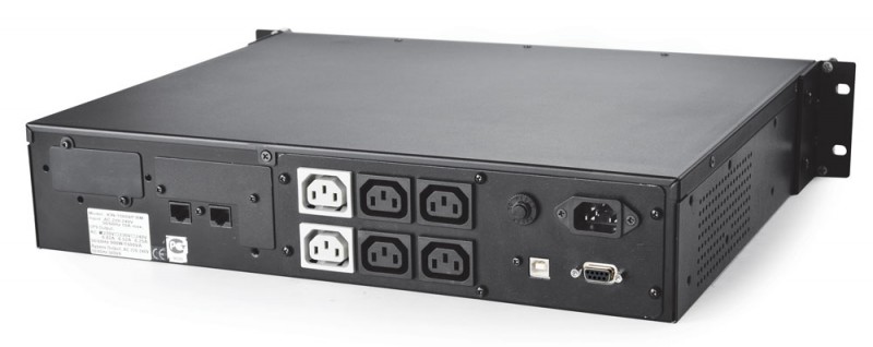 Источник бесперебойного питания Powercom King Pro RM KIN-1200AP RM 720Вт 1200ВА черный