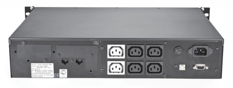 Источник бесперебойного питания Powercom King Pro RM KIN-1500AP RM 900Вт 1500ВА черный