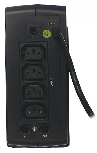 Источник бесперебойного питания Ippon Back Office 400 200Вт 400ВА черный