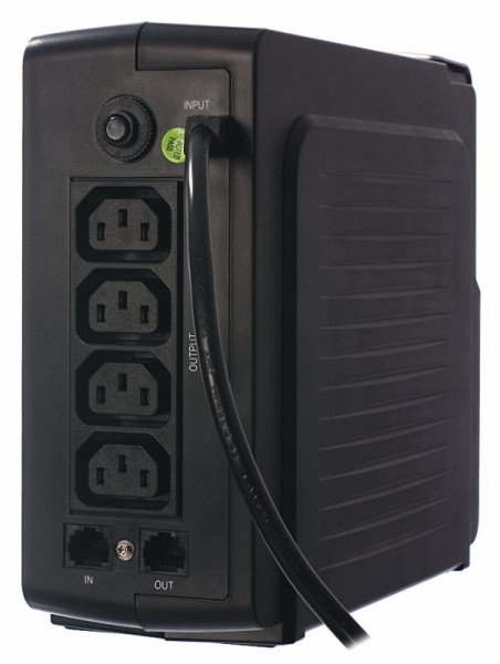 Источник бесперебойного питания Ippon Back Office 400 200Вт 400ВА черный