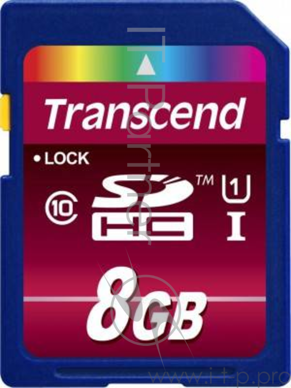 Флеш Карта SD 8Gb Transcend Class10 TS8GSD10U1 w/o adapter