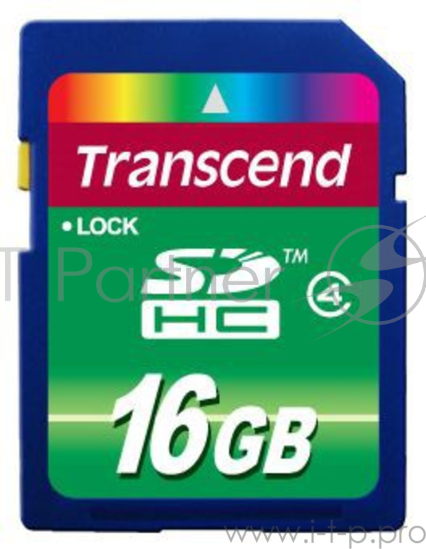 Флеш Карта SD 16Gb Transcend Class4 TS16GSD4 w/o adapter