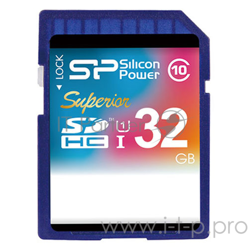 Флеш карта SD 32GB Silicon Power Elite SDHC Class 10 UHS-I