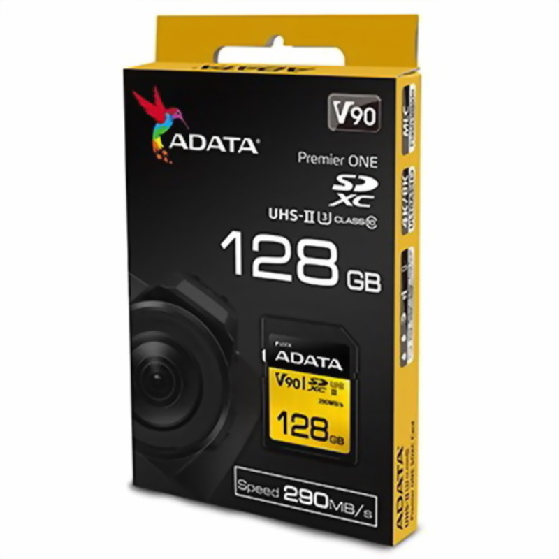 Флеш карта SD 128GB A-DATA Premier ONE SDXC Class 10 UHS-II U3 V90 290MB/s