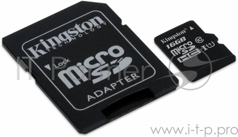 Флеш Карта MicroSD 16GB Kingston MicroSD Class 10 UHS-I Industrial Temp (SD адаптер)