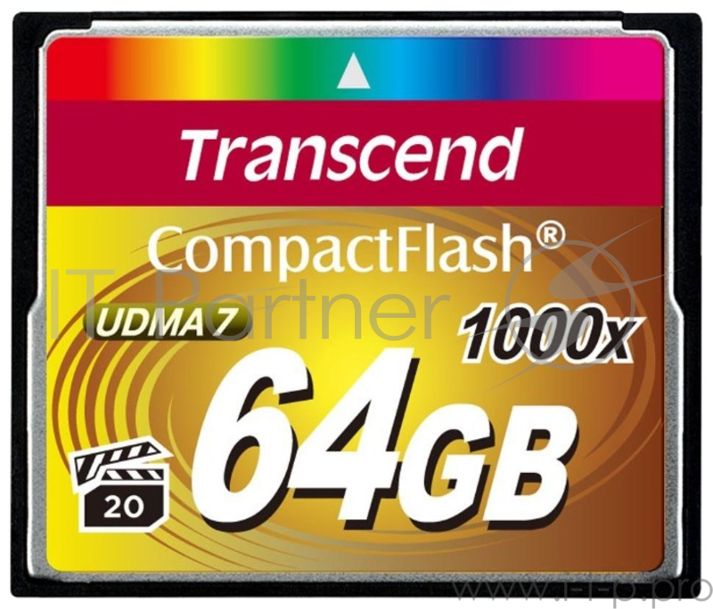 Флеш Карта CF 64GB Transcend, 1000X