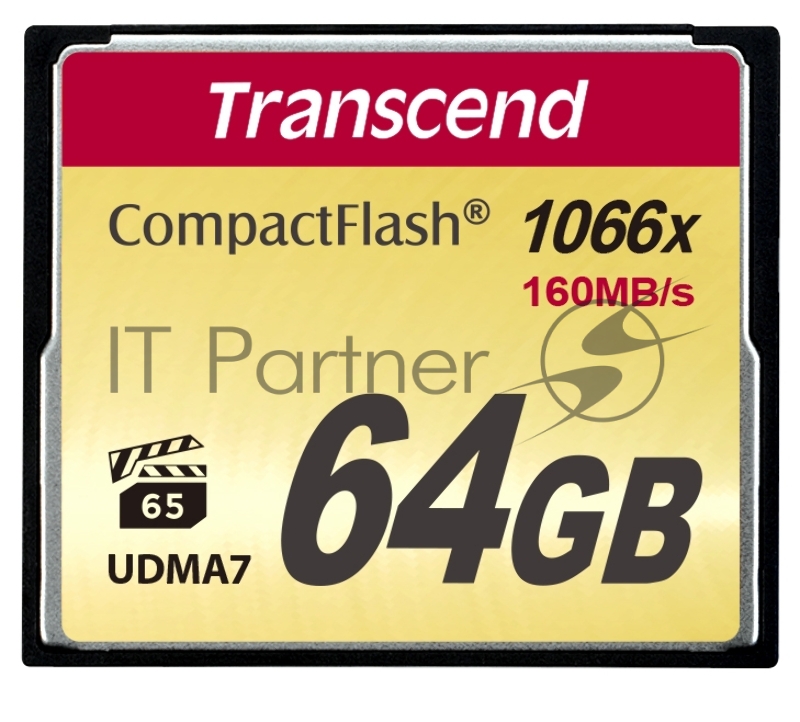 Флеш Карта CF 64GB Transcend, 1000X