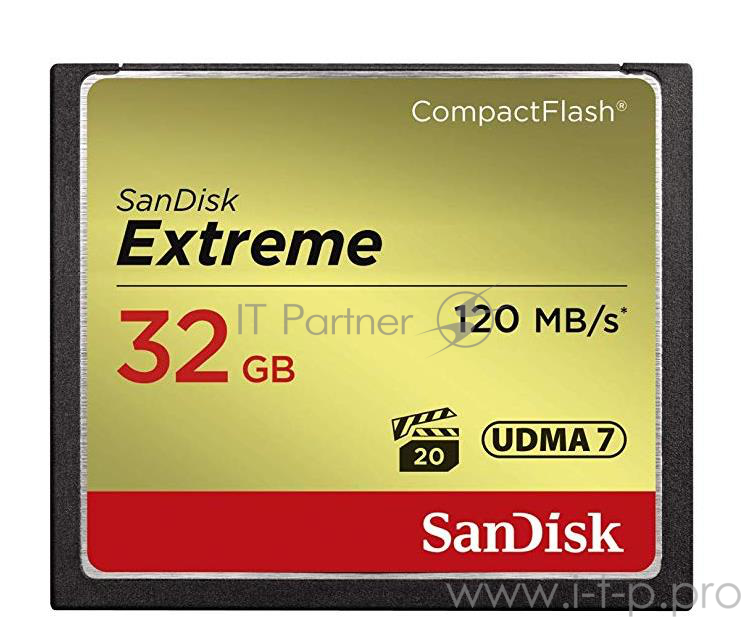 Флеш Карта CF 32GB SanDisk Extreme 120MB/s
