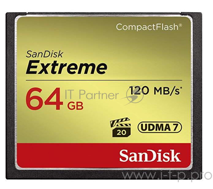 Флеш Карта CF 64GB SanDisk Extreme 120MB/s