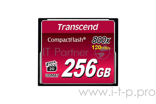 Флеш Карта CF 256GB Transcend, 800X