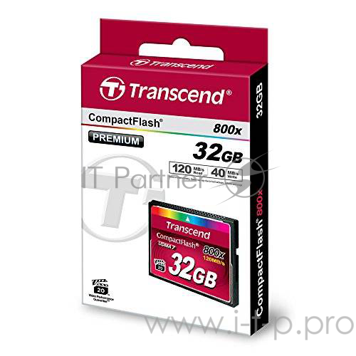 Флеш Карта CF 32GB Transcend, 800X