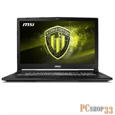 Ноутбук MSI WE73 8SK-295RUBlack17.317.3 FHD (1920*1080), 120Hz wideview 94%NTSC color Anti-GlareIntel CM246 support super raid Coffeelake Xeon E-217