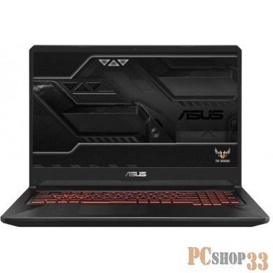 Ноутбук ASUS ROG FX705GE (xMas Edition) Intel i5 8300H/8Gb/1Tb+128Gb SSD/No ODD/17.3 FHD IPS/NV GeForce GTX 1050Ti 4Gb/Wi-Fi/No OS/Gunmetal Black