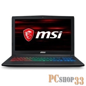 Ноутбук MSI GF62 8RD-266RU i7-8750H (2.2)/16G/1T+128G SSD/15.6FHD AG/NV GTX1050Ti 4G/noODD/BT/Win10