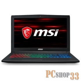 Ноутбук MSI GF62 8RE-044XRU i7-8750H (2.2)/8G/1T/15,6FHD AG/NV GTX1060 6G/noODD/BT/DOS Black