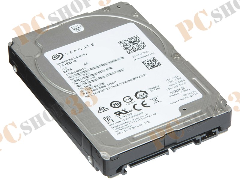 Жесткий диск 1ТБ 2.5 Seagate Enterprise Capacity 2.5 HDD v3 ST1000NX0313 , 7200об./мин., 128МБ (SATA III)