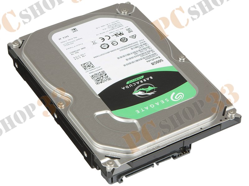 Жесткий диск 500ГБ Seagate BarraCuda ST500DM009 7200об./мин., 32МБ (SATA III), 3.5