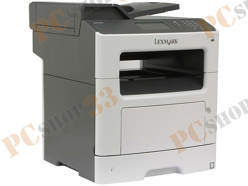 МФУ Lexmark MX410de A4, лазерный, принтер + сканер + копир + факс, ЖК, бело-чёрный (USB2.0, LAN)