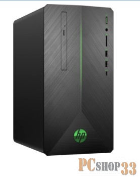Игровой компьютер HP Pavilion Gaming 690-0007ur 4GM74EA (Core i7 8700-3.20ГГц, 16ГБ, 128ГБ+1ТБ, RX580, DVDRW, LAN, WiFI, BT, W10 H) + клавиатура + мышь