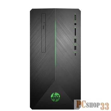 Игровой компьютер HP Pavilion Gaming 690-0005ur 4GM05EA (Core i5 8400-2.80ГГц, 16ГБ, 128ГБ+1ТБ, RX580, DVDRW, LAN, WiFI, BT, W10 H) + клавиатура + мышь
