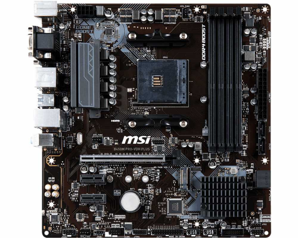 Материнская плата MSI B450M PRO-VDH PLUS RTL