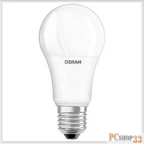 Светодиодные лампы Osram Лампа светодиодная LED 10.5Вт Е27 LS CLA100 FR теплый матовая (971578)